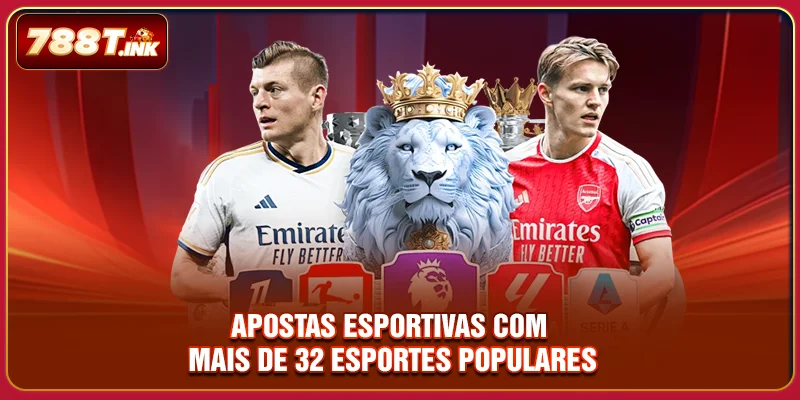 Apostas esportivas com mais de 32 esportes populares