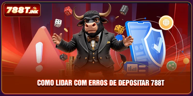 Como lidar com erros de depositar 788T