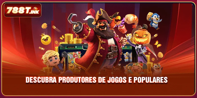 Descubra produtores de jogos e populares